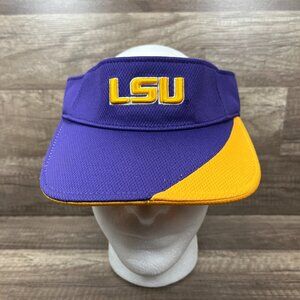 LSU Louisiana State University Tigers Going Yard Visor Hat Purple Gold Adjust